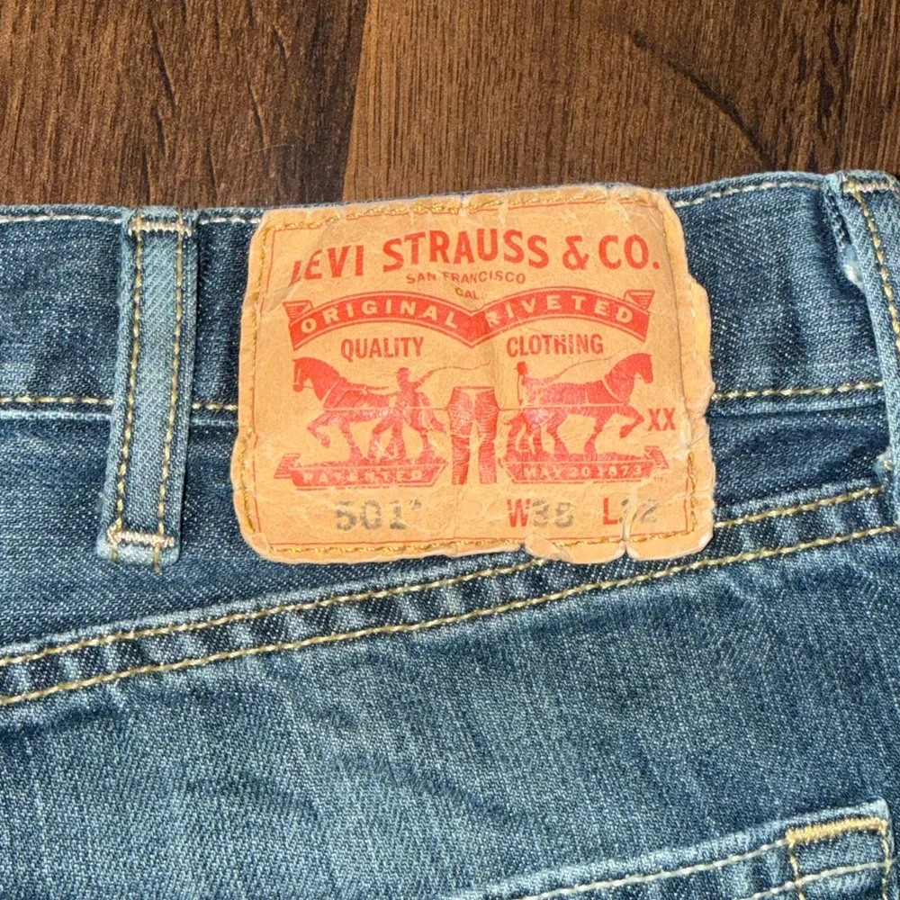 Levi's Blue 501 Jeans Sz 38x32